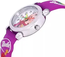 J JAMVAI New Kids Purple Barbie Analog Watch for Girls-thumb1