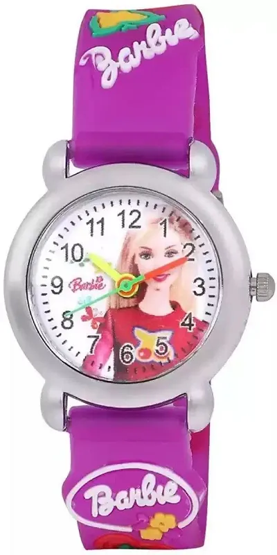 J JAMVAI New Kids Barbie Analog Watch for Girls