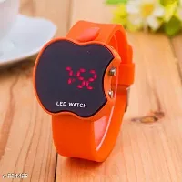 J JAMVAI New Stylish Digital Kids Orange Watch for Boys and Girls-thumb1