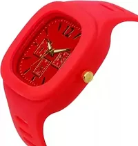 J JAMVAI Speedmaster Analog Women's Watch (Red) Dial Red Quartz Colored Strap (79_MT-Red_Red)-thumb2