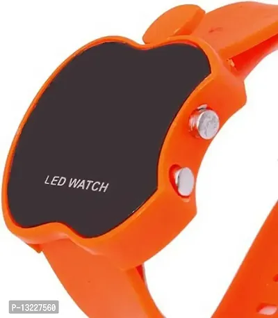 J JAMVAI New Stylish Digital Kids Orange Watch for Boys and Girls-thumb3