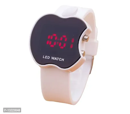 J JAMVAI New Stylish Digital Kids White Watch for Boys and Girls