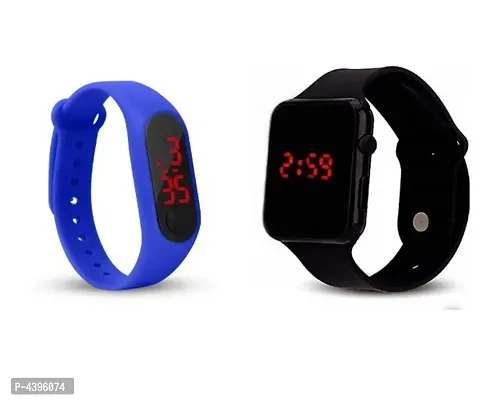Blue m2 And black Square Quality Designer Fashion Wrist Watch Digital Watch - For  KIDS-thumb0