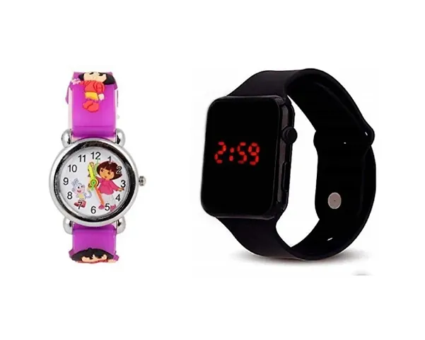 chota bheem And Square Quality Designer Fashion Wrist Watch Digital Watch - For KIDS