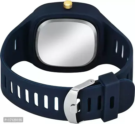 NEW SQUARE OFFICIALLY DESIGN ANALOG WATCH BOYS AND MENS-thumb3