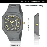 NEW SQUARE OFFICIALLY DESIGN ANALOG WATCH BOYS AND MENS-thumb1