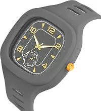 NEW SQUARE OFFICIALLY DESIGN ANALOG WATCH BOYS AND MENS-thumb2