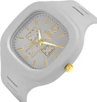 NEW SQUARE OFFICIALLY DESIGN ANALOG WATCH BOYS AND MENS-thumb2