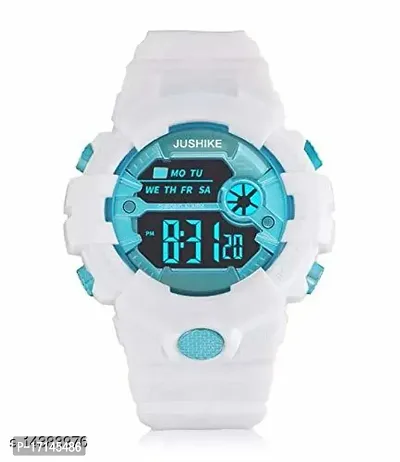 White Digital Sports Watch-thumb0