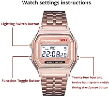 Classy Analog  Digital Watches for Couple, Pack of 2-thumb1