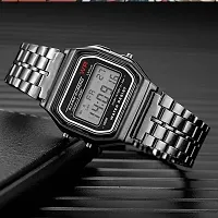 Classy Analog  Digital Watches for Couple, Pack of 2-thumb2