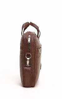 Brown Leather messenger bag-thumb1