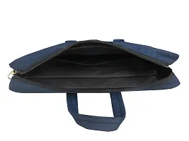 ormal Business Briefcase Bag Crossbody Messenger College Bags For Men Women MacBook INoteBook ITablet Laptop Upto 15.6 Inch | Handbags with Shoulder Straps (Blue) 6 Months Warranty-thumb2