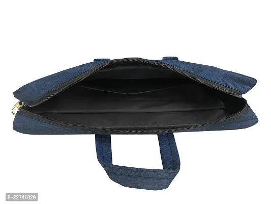 ormal Business Briefcase Bag Crossbody Messenger College Bags For Men Women MacBook INoteBook ITablet Laptop Upto 15.6 Inch | Handbags with Shoulder Straps (Blue) 6 Months Warranty-thumb3