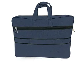 ormal Business Briefcase Bag Crossbody Messenger College Bags For Men Women MacBook INoteBook ITablet Laptop Upto 15.6 Inch | Handbags with Shoulder Straps (Blue) 6 Months Warranty-thumb1