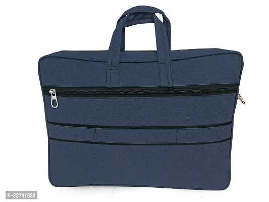 ormal Business Briefcase Bag Crossbody Messenger College Bags For Men Women MacBook INoteBook ITablet Laptop Upto 15.6 Inch | Handbags with Shoulder Straps (Blue) 6 Months Warranty-thumb2