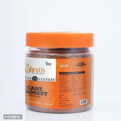 Shrutis Natural Jaggery Powder _ Pure  healthy _ Natural delicious sweetener _ 250 GM JAR _ Pack of 1 _-thumb3