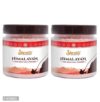 Shrutis Himalayan Pink Salt Powder Mini Jar __ Pure Healthy Salt _ 454 GM _Pack of 2 _-thumb0