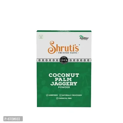Shrutis Coconut Palm Jaggery Powder _ Palm Sugar 100Grams Pack of 1
