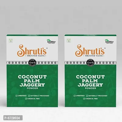 Shrutis Coconut Palm Jaggery Powder _ Palm Sugar 100Grams Pack _Pack of 2 x 100 g_-thumb0