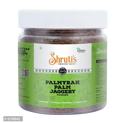 Palmyra Palm Jaggery Powder  Palm Sugar  250Grams-thumb0