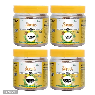 Natural Chemical Free Herbal Jaggery Powder 250Gm Jar-thumb2