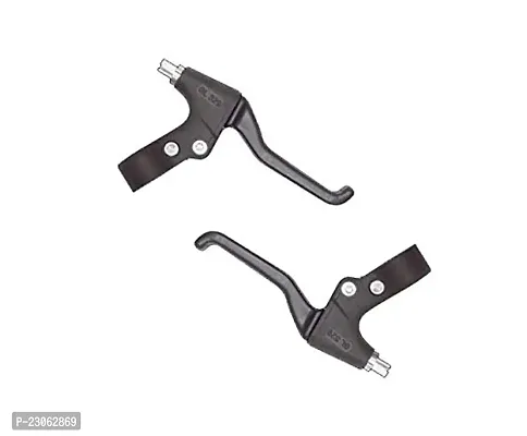 Online Expert Bicycle Brake Alloy Clutch Power Brakes Lever Set for Cycle MTB Bikes (Black)