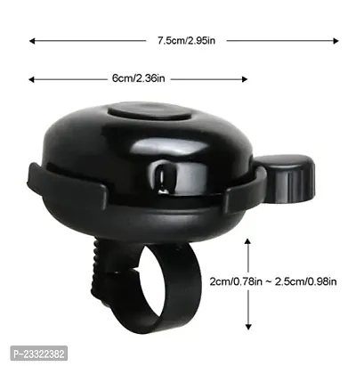 Online Expert Bicycle Bell Adjustable Bicycle Accessories, Black-thumb3