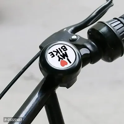 Online Expert I Love My Bike Printed Clear Sound Awake Bike Horn Bicycle Accessories Black Bicycle Bell-thumb3