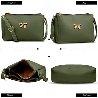 PU Green Sling Bag Crossbody Bag Standard Capacity-thumb3
