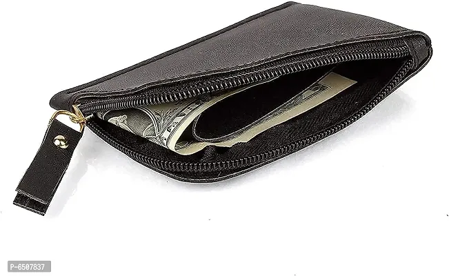 Stylish Black Pu Solid Handbags For Women-thumb4