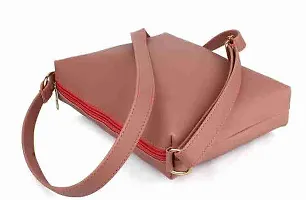 Stylish cute sea green combo handbag for women and girls-thumb1