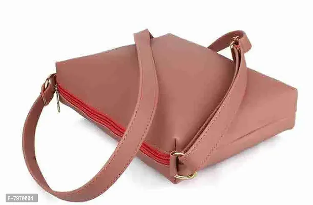 Stylish cute sea green combo handbag for women and girls-thumb2