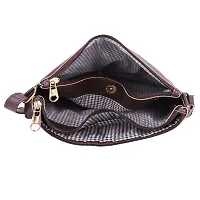 Stylish Brown Sling bag Crossbody bag for college girl women-thumb1