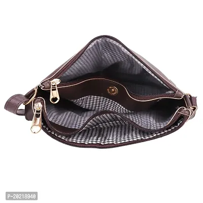 Stylish Brown Sling bag Crossbody bag for college girl women-thumb2