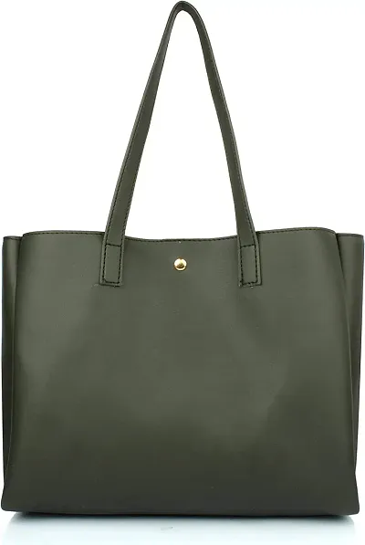 Stylish Solid PU Handbags For Women
