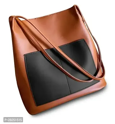 Stylish Artificial Leather Tote Bag-thumb0