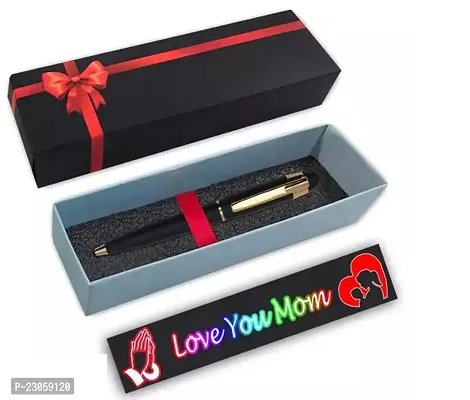 KlowAge Saint Matte Black Gold Trim Ball with Stylist Love You Mom Gift Card and Gift Box