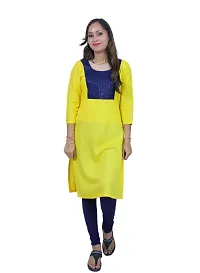 Stylish Fancy Designer Cotton Kurta For Women-thumb1