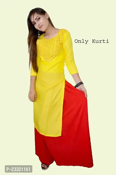 Stylish Fancy Designer Cotton Kurta For Women-thumb4