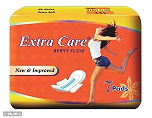 Extra care sanitary Napkin Heavy flow XXL pack of 10-thumb2