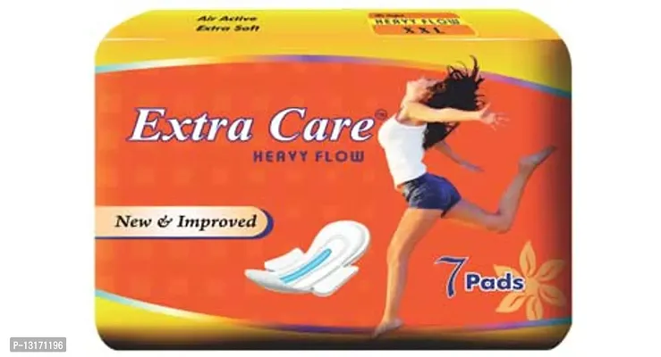 Extra Care Heavy Flow Sanitary pads (XXL) (Pack of 1)-thumb0