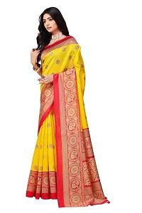 Stylish Women Art Silk Printed Saree with Blouse piece-thumb1