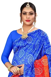 Women's Blue Art Silk Saree with Blouse piece-thumb2