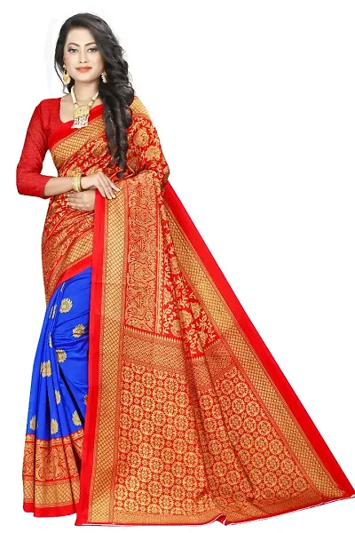 Art Silk Jacquard Sarees For Women