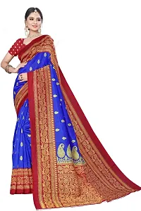 Fancy Women's Jamdani Saree with Blouse Piece (Pack Of 2)-thumb1