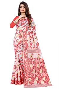 Fancy Women's Jamdani Saree with Blouse Piece (Pack Of 2)-thumb2