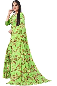 Fancy Women's Georgette Fancy Printed Sarees with Blouse piece-thumb2