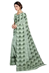 Fancy Women's Georgette Fancy Printed Sarees with Blouse piece-thumb2