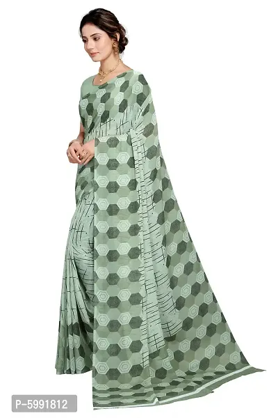 Fancy Women's Georgette Fancy Printed Sarees with Blouse piece-thumb3